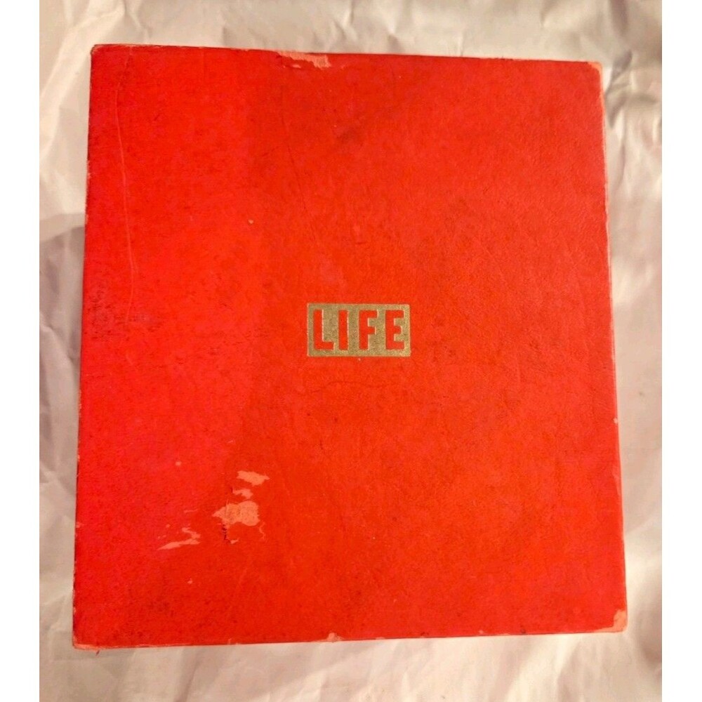 Vintage LIFE MAGAZINE RECIPE BOX Filled w/ ALPHABETIZED RECIPE CARDS A-Q